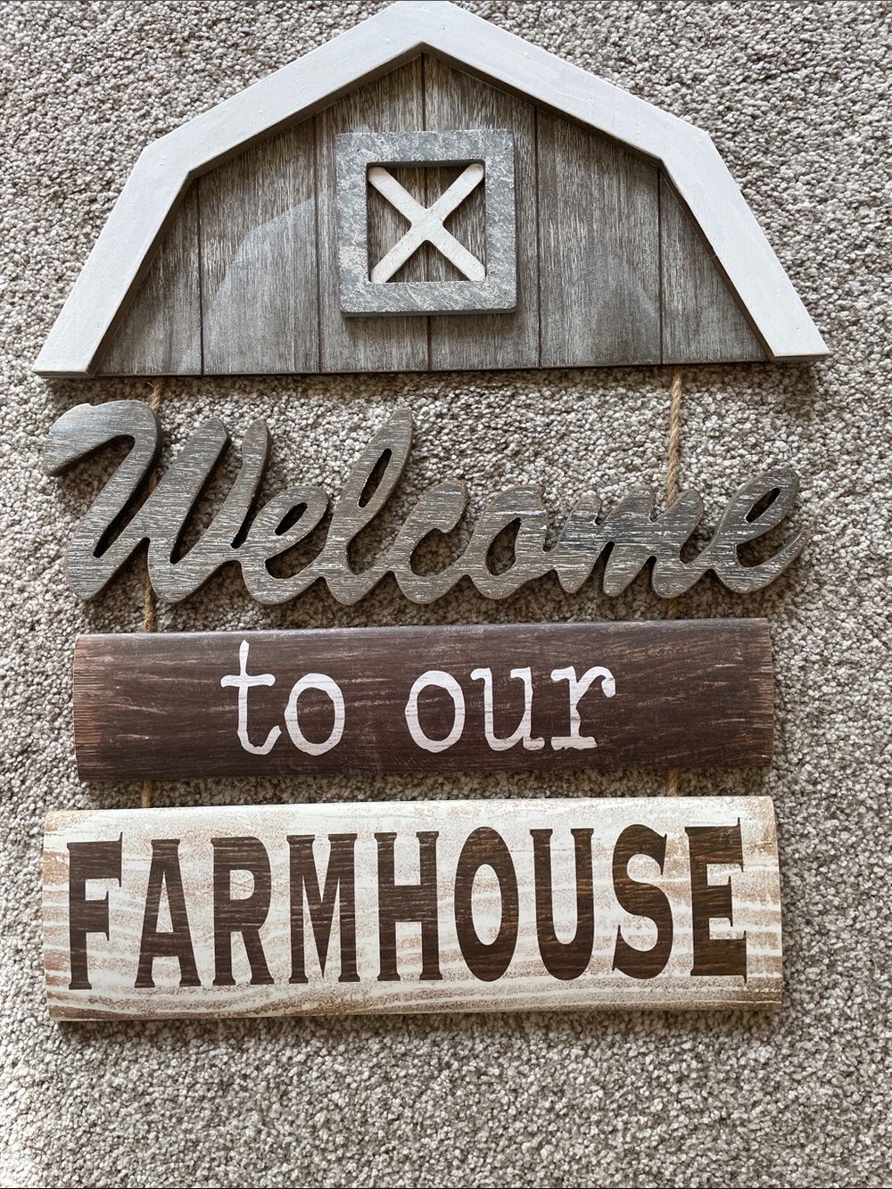 Farmhouse Wall Hanging Welcome Wall Decor
